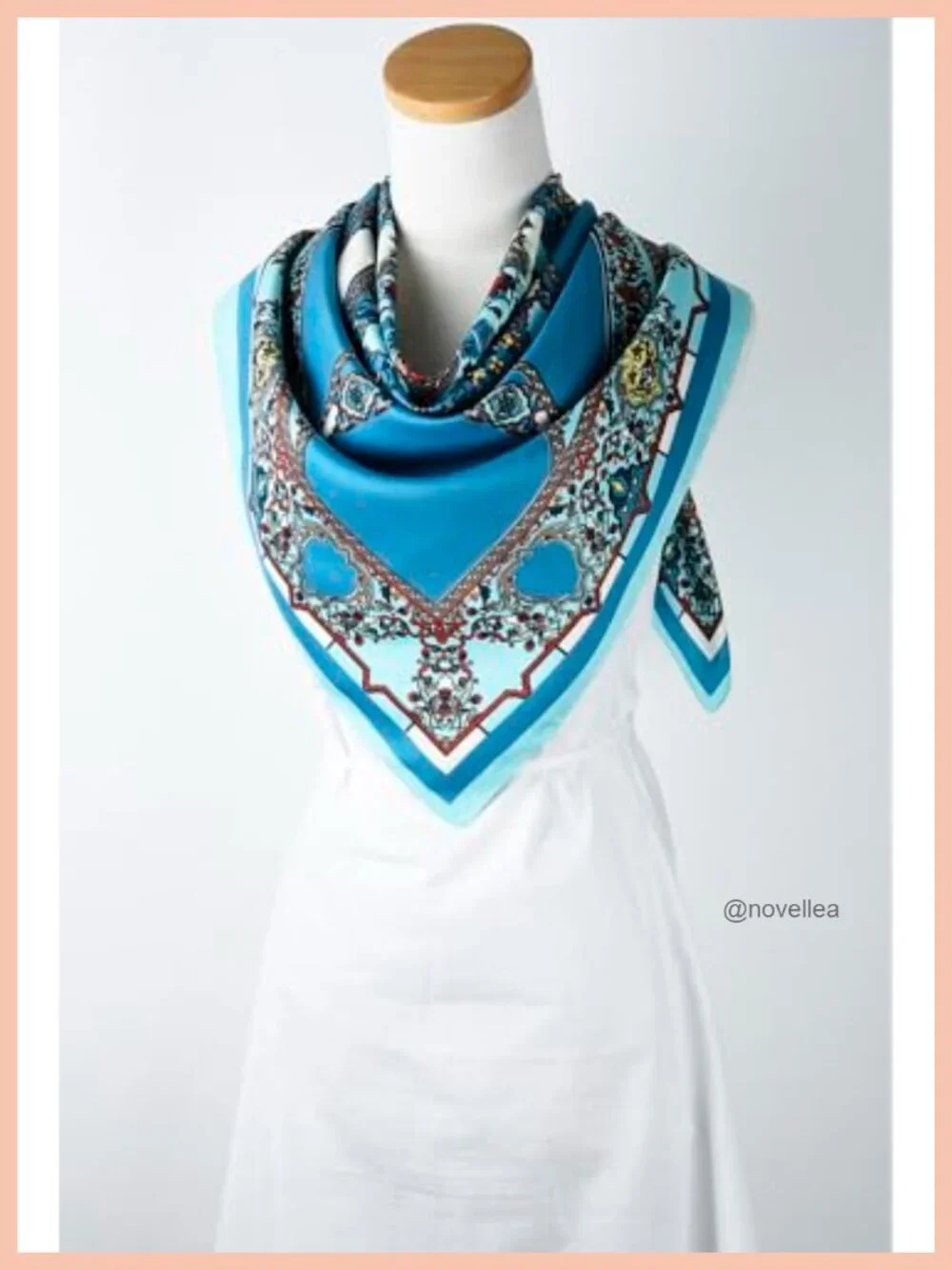 XL 40x40 Satin Square Oversized Fashion Scarf for Women, Hair Wrap, Headband,